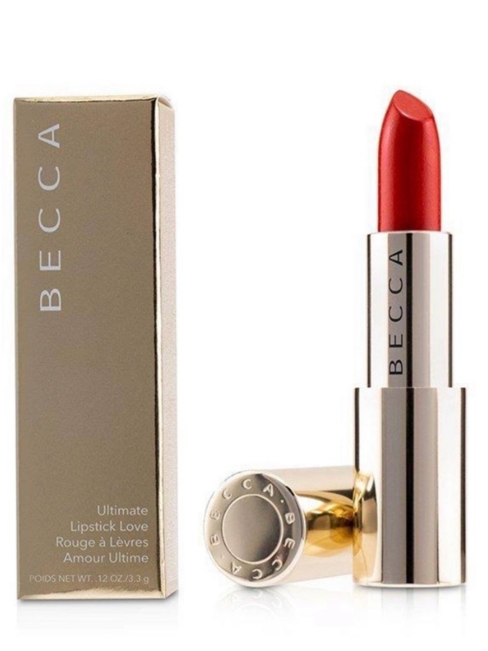 BECCA Ultimate Lipstick in Hot Tamale - Creamy Satin Finish